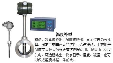 dn125渦街流量計溫度補償型產(chǎn)品特點圖